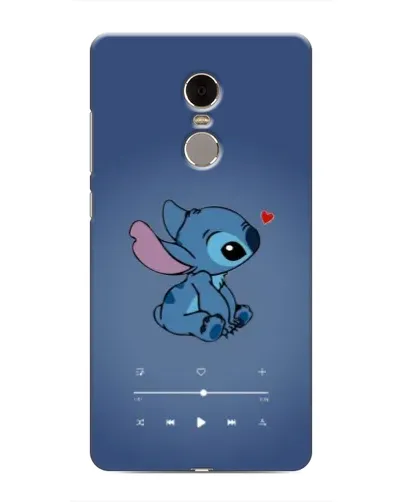 Чехол для Xiaomi Redmi Note 4 с картинкой «Музыкальный Stitch»