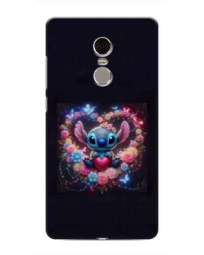 Чехол для Xiaomi Redmi Note 4 с картинкой «Stitch в цветах»
