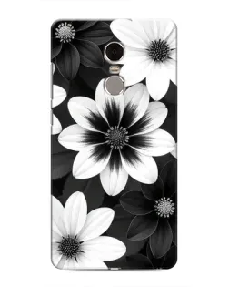 Чехол для Xiaomi Redmi Note 4 с картинкой «Монохромные астры» Чехол для Xiaomi Redmi Note 4 с картинкой «Монохромные астры»