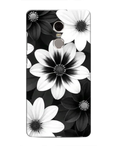 Чехол для Xiaomi Redmi Note 4 с картинкой «Монохромные астры» Чехол для Xiaomi Redmi Note 4 с картинкой «Монохромные астры»