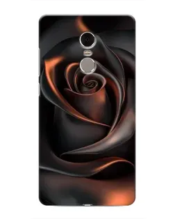 Чехол для Xiaomi Redmi Note 4 с картинкой «Шелковая черная роза» Чехол для Xiaomi Redmi Note 4 с картинкой «Шелковая черная роза»