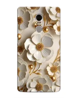 Чехол для Xiaomi Redmi Note 4 с картинкой «Белие бумажние цвети» Чехол для Xiaomi Redmi Note 4 с картинкой «Белие бумажние цвети»