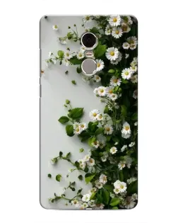 Чехол для Xiaomi Redmi Note 4 с картинкой «Ветка мелких белых цветов» Чехол для Xiaomi Redmi Note 4 с картинкой «Ветка мелких белых цветов»