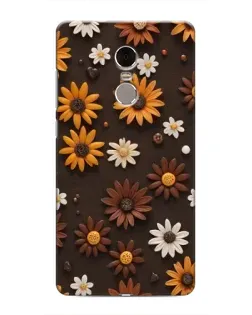 Чехол для Xiaomi Redmi Note 4 с картинкой «Узор из маленьких подсолнухов» Чехол для Xiaomi Redmi Note 4 с картинкой «Узор из маленьких подсолнухов»