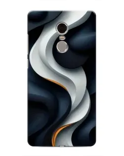 Чехол для Xiaomi Redmi Note 4 с картинкой «Объемные черно-белые ленты» Чехол для Xiaomi Redmi Note 4 с картинкой «Объемные черно-белые ленты»