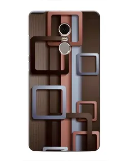 Чехол для Xiaomi Redmi Note 4 с картинкой «Коричневые объемные квадраты» Чехол для Xiaomi Redmi Note 4 с картинкой «Коричневые объемные квадраты»