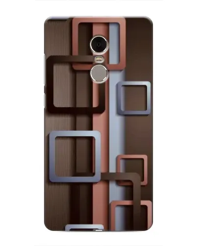 Чехол для Xiaomi Redmi Note 4 с картинкой «Коричневые объемные квадраты» Чехол для Xiaomi Redmi Note 4 с картинкой «Коричневые объемные квадраты»