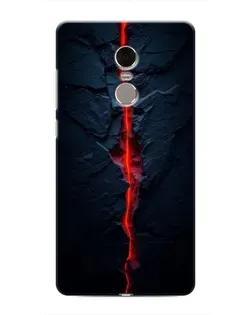 Чехол для Xiaomi Redmi Note 4 с картинкой «Kрасная лавовая трещина» Чехол для Xiaomi Redmi Note 4 с картинкой «Kрасная лавовая трещина»
