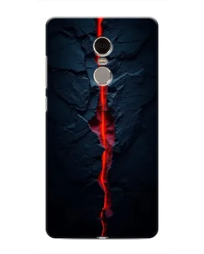 Чехол для Xiaomi Redmi Note 4 с картинкой «Kрасная лавовая трещина» Чехол для Xiaomi Redmi Note 4 с картинкой «Kрасная лавовая трещина»