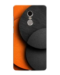 Чехол для Xiaomi Redmi Note 4 с картинкой «Геометрия оранжевых кругов» Чехол для Xiaomi Redmi Note 4 с картинкой «Геометрия оранжевых кругов»