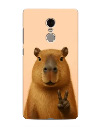 Чехол для Xiaomi Redmi Note 4 с картинкой «Капибара виктория»
