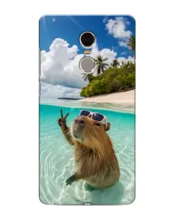 Чехол для Xiaomi Redmi Note 4 с картинкой «Капибара на море» Чехол для Xiaomi Redmi Note 4 с картинкой «Капибара на море»