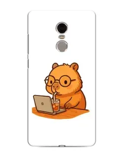 Чехол для Xiaomi Redmi Note 4 с картинкой «Капибара с ноутбуком» Чехол для Xiaomi Redmi Note 4 с картинкой «Капибара с ноутбуком»