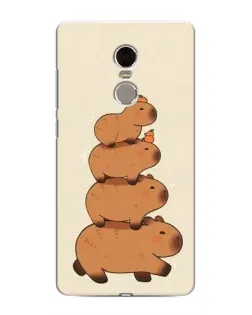 Чехол для Xiaomi Redmi Note 4 с картинкой «Башня из капибар» Чехол для Xiaomi Redmi Note 4 с картинкой «Башня из капибар»
