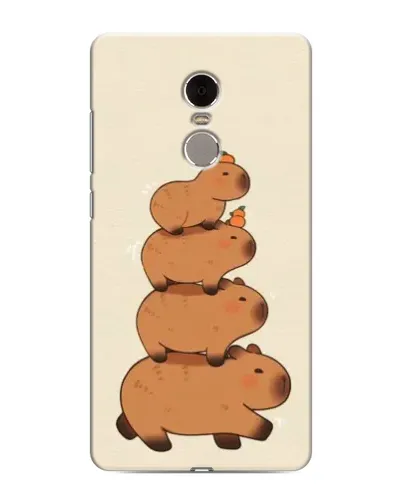 Чехол для Xiaomi Redmi Note 4 с картинкой «Башня из капибар»