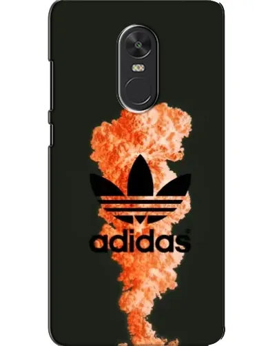 Чехол для Xiaomi Redmi Note 4X с картинкой «Оранжевый дым Adidas»