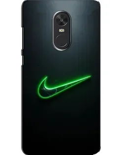 Чехол для Xiaomi Redmi Note 4X с картинкой «Неоновый контур Nike»