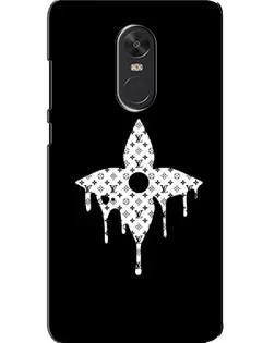 Чехол для Xiaomi Redmi Note 4X с картинкой «Цветочная монограмма»