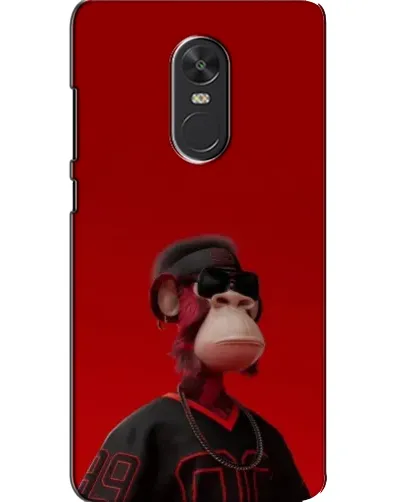 Чехол для Xiaomi Redmi Note 4X с картинкой «Bored Ape в красном»