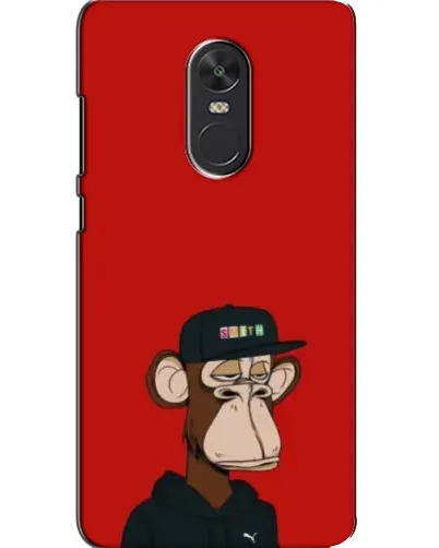 Чехол для Xiaomi Redmi Note 4X с картинкой «Bored Ape — красный фон»