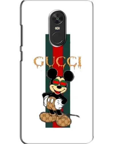 Чехол для Xiaomi Redmi Note 4X с картинкой «Микки Маус Gucci — полосы»