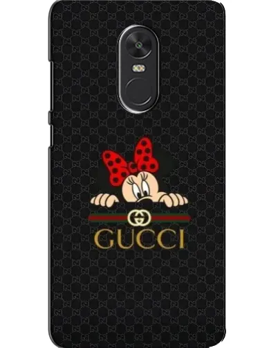 Чехол для Xiaomi Redmi Note 4X с картинкой «Минни Маус Gucci — черный»