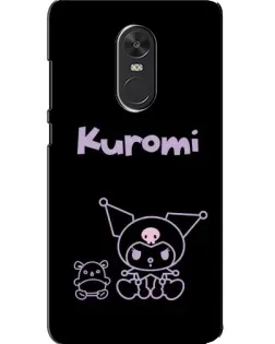 Чехол для Xiaomi Redmi Note 4X с картинкой «Kuromi — черный минимализм»