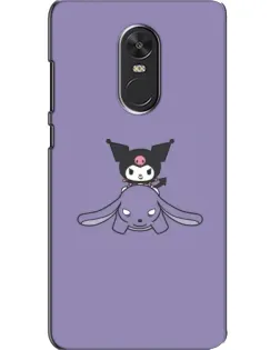 Чехол для Xiaomi Redmi Note 4X с картинкой «Kuromi на лиловом фоне»