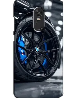 Чехол для Xiaomi Redmi Note 4X с картинкой «Колесо BMW вблизи»