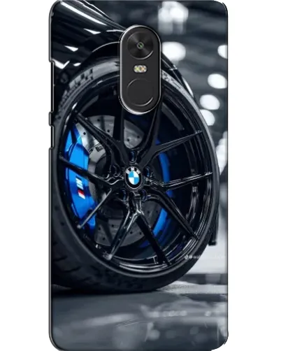 Чехол для Xiaomi Redmi Note 4X с картинкой «Колесо BMW вблизи»