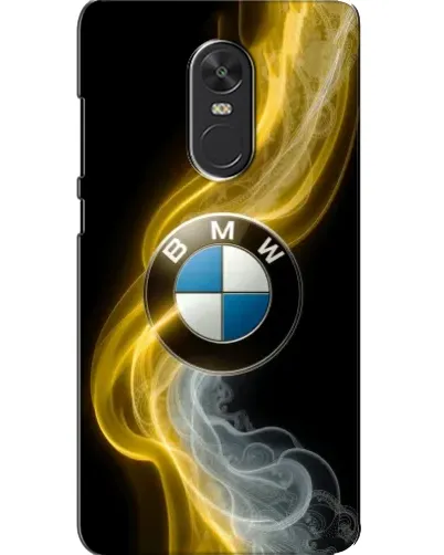 Чехол для Xiaomi Redmi Note 4X с картинкой «Золотистый дым BMW»