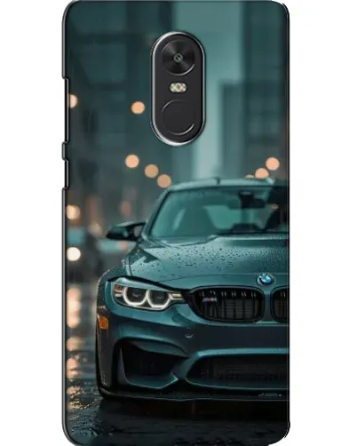 Чехол для Xiaomi Redmi Note 4X с картинкой «BMW в огнях города»