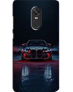 Чехол для Xiaomi Redmi Note 4X с картинкой «BMW на мокрой дороге»