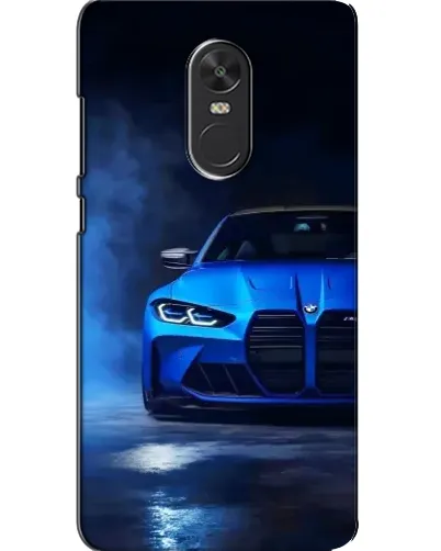 Чехол для Xiaomi Redmi Note 4X с картинкой «Голубая BMW M4»