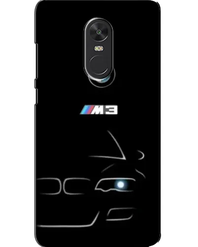 Чехол для Xiaomi Redmi Note 4X с картинкой «Минималистичный принт BMW M3»