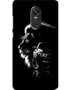 Чехол для Xiaomi Redmi Note 4X с картинкой «BMW и лев»