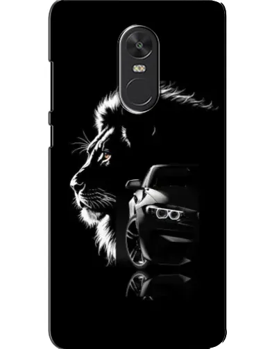 Чехол для Xiaomi Redmi Note 4X с картинкой «BMW и лев»