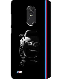 Чехол для Xiaomi Redmi Note 4X с картинкой «Силуэт BMW в темноте»