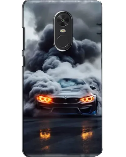 Чехол для Xiaomi Redmi Note 4X с картинкой «BMW в дыму»
