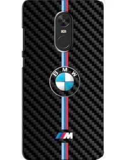 Чехол для Xiaomi Redmi Note 4X с картинкой «Эмблема BMW и карбон»