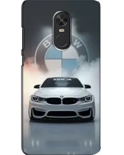 Чехол для Xiaomi Redmi Note 4X с картинкой «BMW в белом дыму»