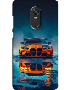 Чехол для Xiaomi Redmi Note 4X с картинкой «BMW — золотая эмблема»
