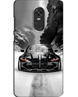 Чехол для Xiaomi Redmi Note 4X с картинкой «BMW — акварельный дрифт»