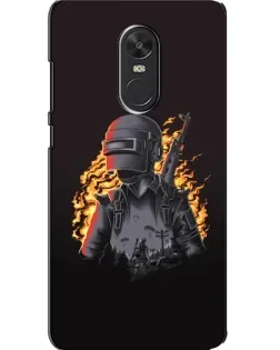 Чехол для Xiaomi Redmi Note 4X с картинкой «PUBG — огненный силуэт» Чехол для Xiaomi Redmi Note 4X с картинкой «PUBG — огненный силуэт»