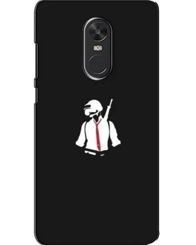 Чехол для Xiaomi Redmi Note 4X с картинкой «PUBG — силуэт воина»