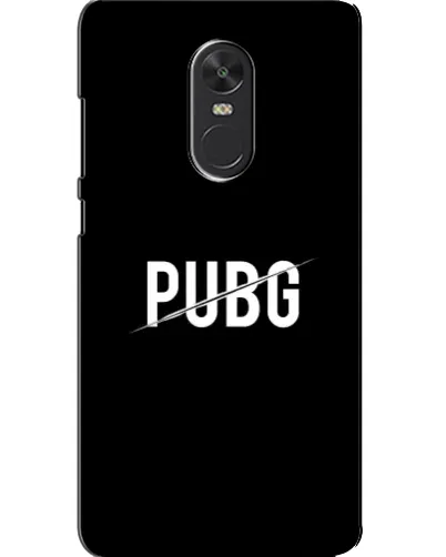 Чехол для Xiaomi Redmi Note 4X с картинкой «PUBG — белый логотип»