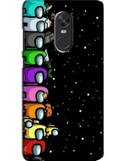 Чехол для Xiaomi Redmi Note 4X с картинкой «Команда Among Us»