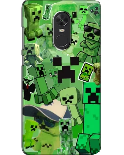 Чехол для Xiaomi Redmi Note 4X с картинкой «Криперы Minecraft» Чехол для Xiaomi Redmi Note 4X с картинкой «Криперы Minecraft»