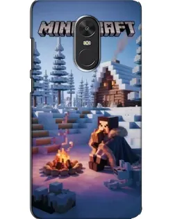 Чехол для Xiaomi Redmi Note 4X с картинкой «Зимний Minecraft» Чехол для Xiaomi Redmi Note 4X с картинкой «Зимний Minecraft»