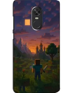 Чехол для Xiaomi Redmi Note 4X с картинкой «Стив у башни» Чехол для Xiaomi Redmi Note 4X с картинкой «Стив у башни»